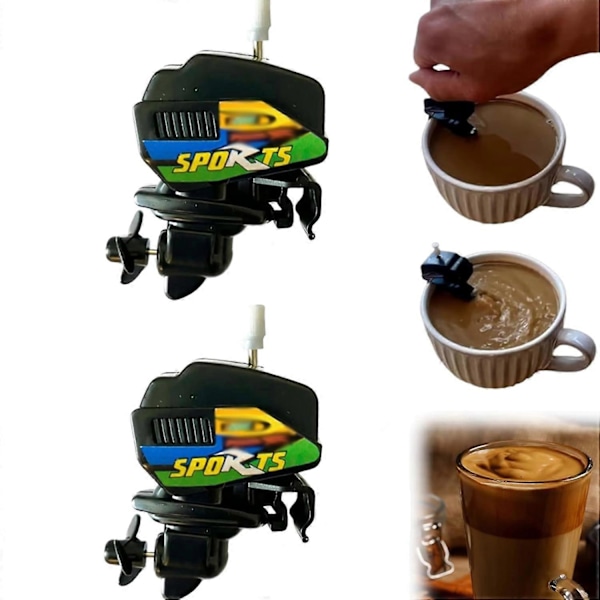 Båtmotor Kaffeskive, Båtmotor Kaffeskive, Båtskrue Kaffeskive, Opptrekkbar Båtmotor Kaffeskive, Mini Båtmotor Kaffe (FMY) 2PCS