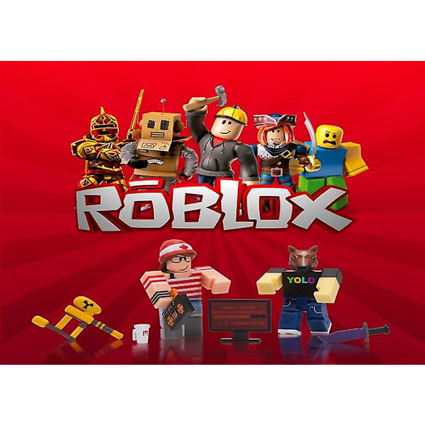 Roblox-juhlatausta Onnea syntymäpäivää Taustakangas Verho Lapset Pojat Tytöt Pelijuhlatausta Kangas Juhlatarvikkeet Koristelu  (FMY) 220x150cm 7
