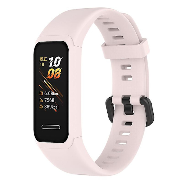 Huawei Watch Band 4 (ADS-B29) -rannekkeen korvaava säädettävä silikoninen ranneke (FMY) Pink Type J Huawei Watch Band 4