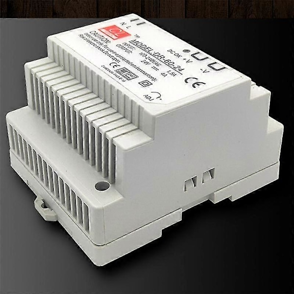 -60-12 Transformer 12 Volt 5 Ampere Industriel Din Skinne Strømforsyning 220v Ac Til 12v Dc Strømforsyning(24  (FMY)