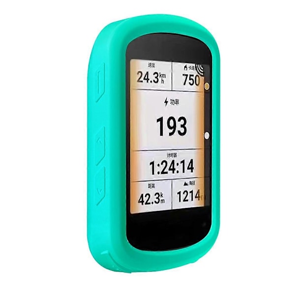 Til-Garmin Edge 840 Skin Case Shell Housing Sleeve Cykelcomputer Silikone (FMY) Teal color
