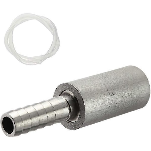 0.5 Mikrometer Diffusjonsstein Rustfritt Stål Luftestein Karboneringsstein egnet for Hjemmebrygg Vin B (FMY) silver
