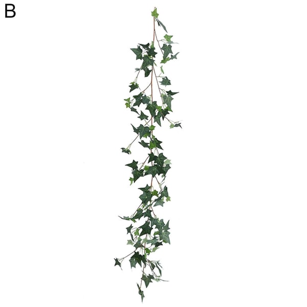 1st 180 cm konstgjord växt Lätt att böja Kräver inget underhåll Tyg Dekorativt grönt falskt rotting till fest (FMY)
