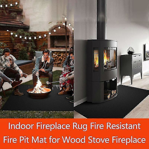 Hearth Rugs Brandsikre Måtter Ildstedsmåtte Til Træovn Pejs Brandsikker (FMY) 39*60 INCH