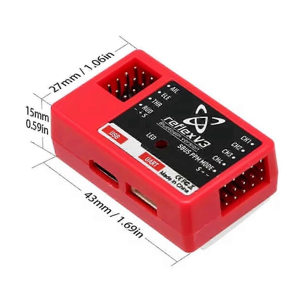 For FMS Reflex V3 Flight Controller Gyro Stabilisator for RC Fly (FMY)