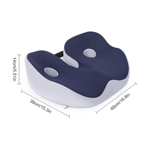 Outfany Ergoseat, Hilipert Ergoseat, Hilipert Memory Foam Sitteunderlag, 50% Rabatt (FMY) Dark Grey