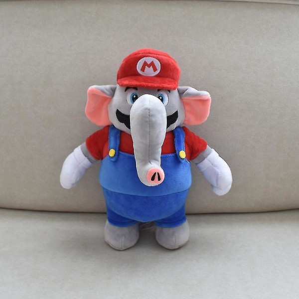 Super Mario Elephant Elephant Mario Elephant Luigi plyschdocka (FMY) Elephant Mario