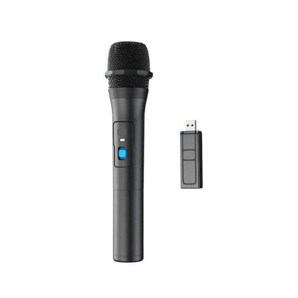 Langaton mikrofoni, universal kädessä pidettävä kaiutin laulamiseen, karaokeen, puheeseen, häihin (FMY) Black