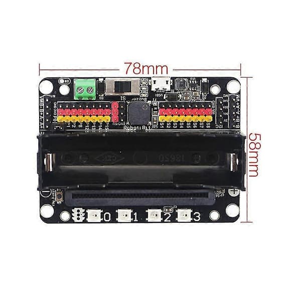 Micro: Bit Utvidelseskort Robotbit V2.0 Støtter Makecode Offline Programmering For Utvidelseskort Robotbit (FMY)