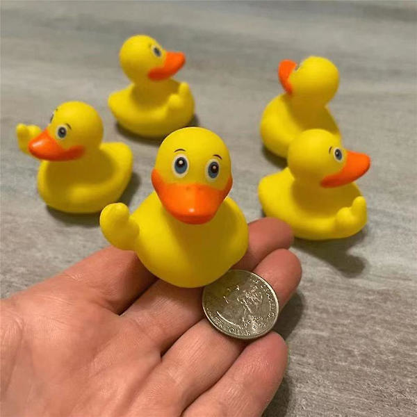 1/3/5/10 kpl keskisormea kumiankka, söpö pieni hauska kumiankka auton lisävarusteet juhlakoristeet  (FMY) 10pcs
