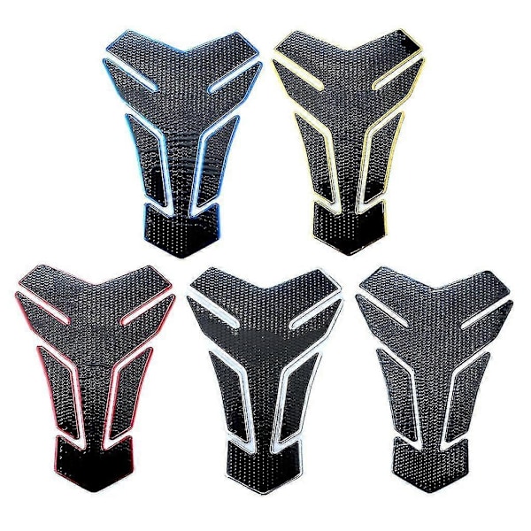 Anti-scratch Traction-pads 3d Slitstark motorcykel För Tank Pad Protector Tankpad (FMY) Golden edge
