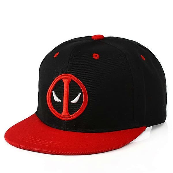 Deadpool Deadpool Deadpool Hip Hop Hatt med Flat Kant Super Baseballhatt (FMY) 2PC