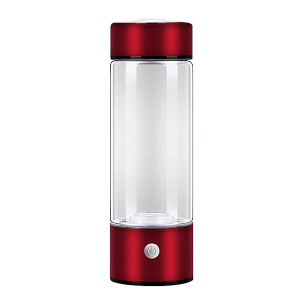 Vätevattengeneratorflaska Spe-pem-teknik Hög borosilikatglas  (FMY) Red