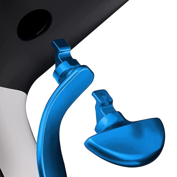 4 stk. Game Controller Bag Paddles Professionel Udskiftning Metal Bag Knapper Til Ps5 Edge Controller  (FMY) Blue