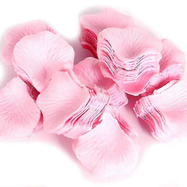 1000 Stk Silkesrosblad Konstgjorda Roser Smaklösa Simulering (FMY) pink