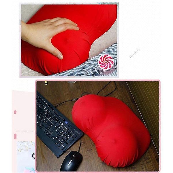 Bröstkudde i Memory Foam Nackkudde Mjukt Ryggstöd Kudde Sovkudde för Män och Kvinnor (FMY)
