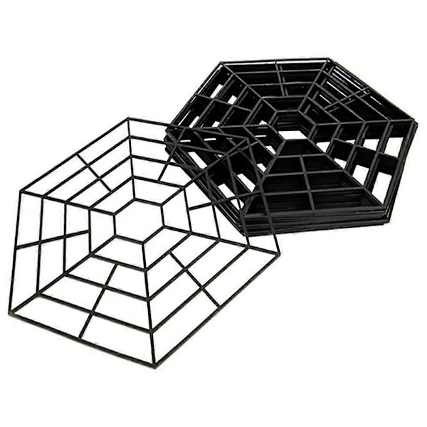Dambeskyttelsesnet Ring Dambeskyttelsesdæk Net Dambeskyttelses Fiske Dambeskyttelsesnet Damdæk Fuglenet 20 stk. (FMY) black