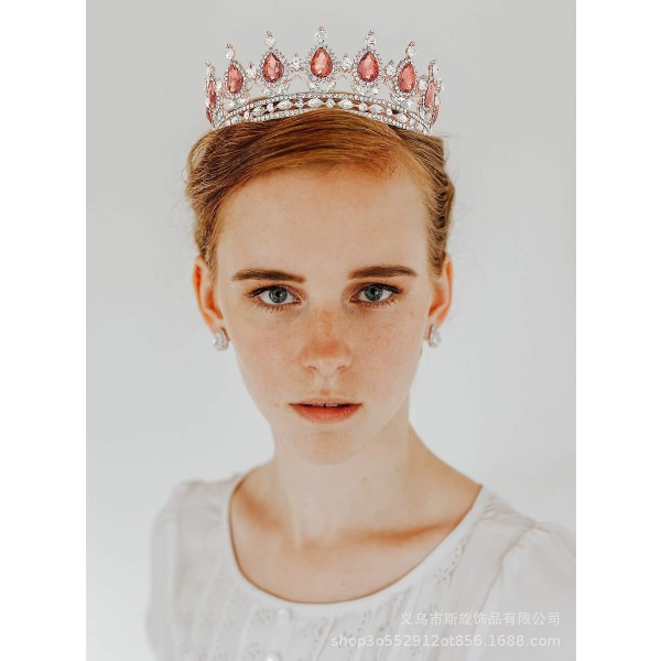 Princess Crowns And Tiaras For Little Girls - Crystal Princess Crown, Födelsedag, Bal, Kostymfest, Queen Rhinestone Crowns, wz-1631 (FMY)