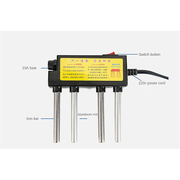 Elektrolytisk snabbtest av vattenkvalitet Elektrolys Järnstänger T-ds-testare (FMY) color2