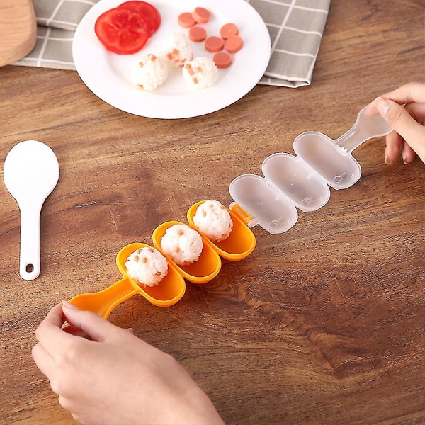 Baby mold Tee itse -sushivalmistaja Muottipuristimet Lasten lounaskeittiötyökalu (FMY)