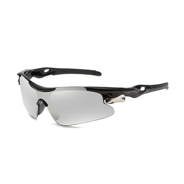 Polariserte sportssolbriller for menn Kvinner Sykling Løping Kjøring Fiskebriller-grå (FMY)