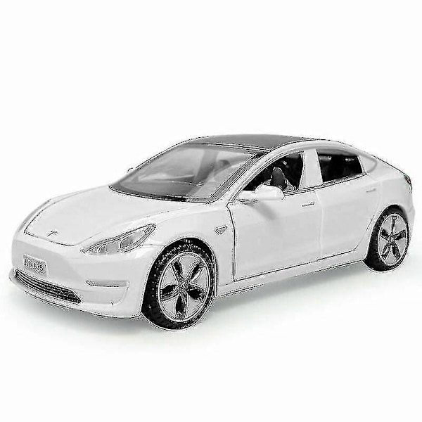 Tesla Model 3 painevalettu automalli lelu (FMY) White