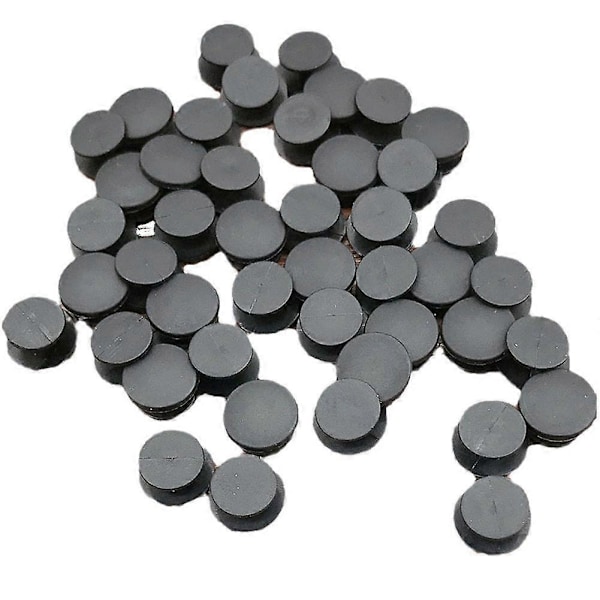 100 stk. DIY Plastikknapper Sorte Pynt Til Sko Croc Spænder Ki  (FMY) 100 pcs