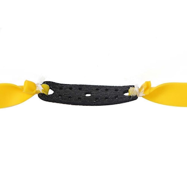 12 stk. elastikker til katapult, bredere flade katapultbånd, elastikker til jagt (FMY) yellow