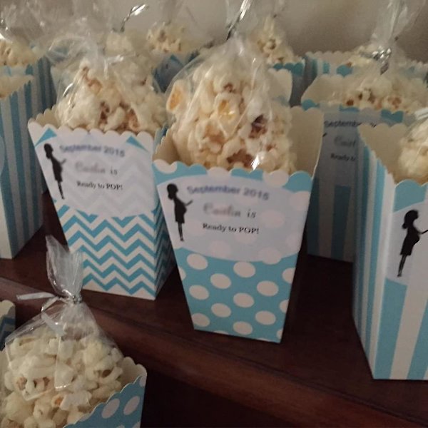36 kpl Popcorn-laatikot Herkku-laatikot Elokuva Popcorn Paperipussit Jälkiruokapöytiin & Hääsuosioihin (FMY)