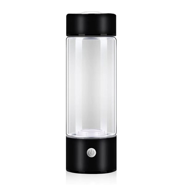 Hydrogen Water Generator Bottle Spe-pem Technology High Borosilicate Glas (FMY) Black