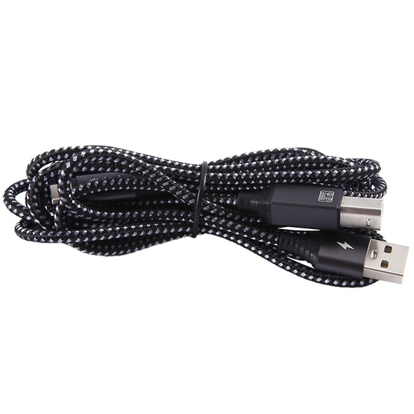 2-i-1 USB-skriverkabel USB-C til MIDI-kabel USB Type C til USB B MIDI-kabel for musikkinstrumenter, piano, MIDI-tastatur (FMY)