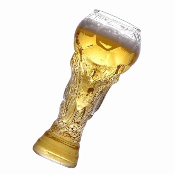 Transparent Fotboll Design Öl 450Ml Transparent Glas Fotboll Kopps Design Muggar  (FMY)