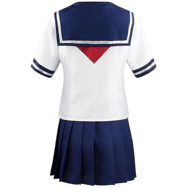 Anime Yandere Simulator Ayano Aishi Cosplay -asut Tyttöjen koulu Jk -univormut Naisten mekot Täydelliset setit  (FMY) Wig S