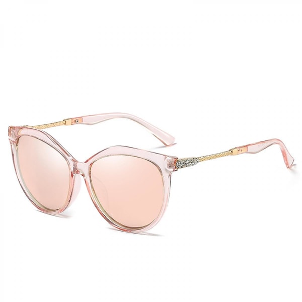 Polariserade solglasögon damer, färgfilterglas diamantsolglasögon A405 (FMY)