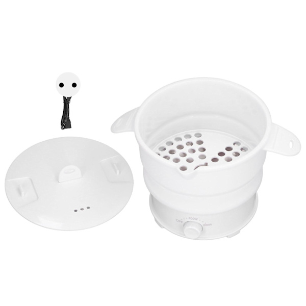 Taitettava sähköinen kuumakattila 800w 1.2l matkapata leirintään, toimistoon, hotelliin, nuudeleille, puuroille, keitolle (FMY) EU Plug 220V