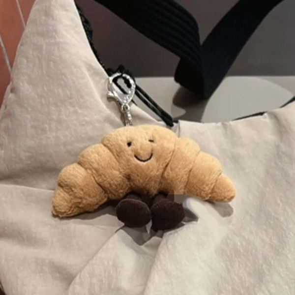 Kuun muotoinen pehmoinen laukkupendantti lapsille syntymäpäivälahjaksi Luova lahja (FMY) Brown 13cm
