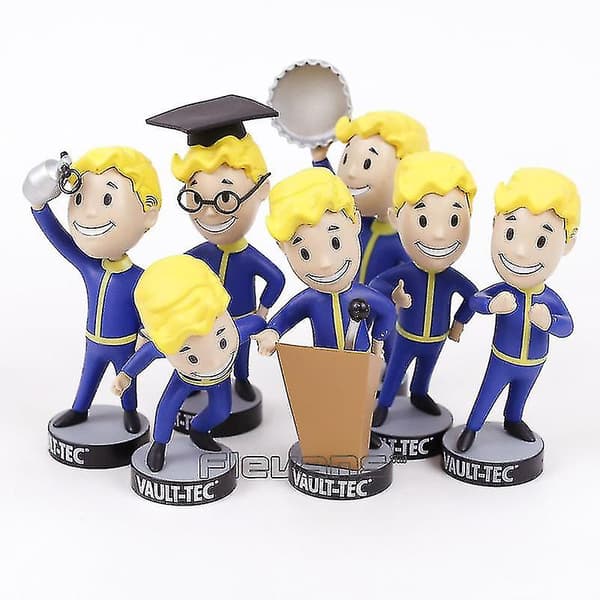 KinZon Fallout Vault Boy Bobble Head PVC Action Figur - Samleobjekt Legetøj Brinquedos (FMY) D Explosives