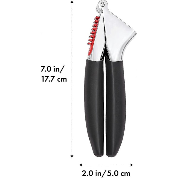 Good Grips Vitlökspress - Lättanvänt köksredskap för att pressa vitlök (FMY) Old Garlic Press