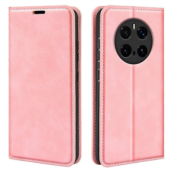 For Honor Magic7 Pro 5G Etui Skin-Touch Læder Wallet Telefon Cover (FMY) Pink