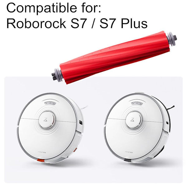 För Roborock S7 Filter Huvudborste Moppduk Sidoborste Rengöringsdelar（FMY）