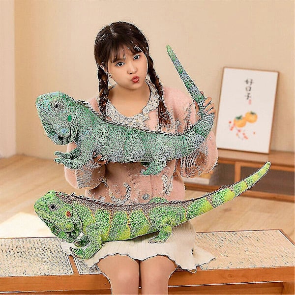 Lisko Kameleontti Pehmeä Plussinen Leikkieläin Teddy Täytetty Eläin Vauva Lapset Lapset Lahja Uusi-YuJia (FMY) Lizard A 65cm