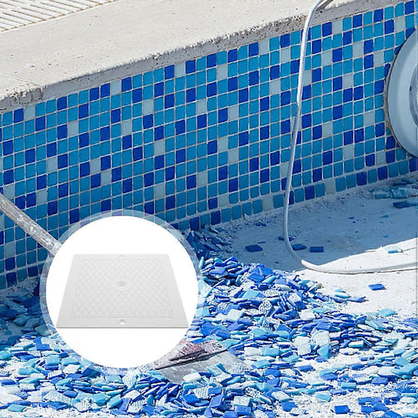 2 st Pool Skimmer Lock Skimmer Lock Pool Skimmer Fyrkantig Lockplatta Pool Skimmer Lock (FMY) White 25.50X25.50X2.00CM