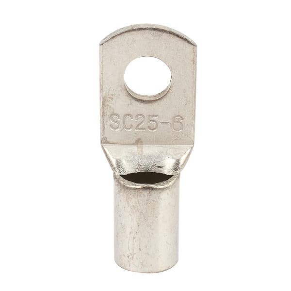 Bolt Hole Tinned Copper Cable Lugs Batteri Terminaler Sæt Wire Terminaler Connector  (FMY) silver