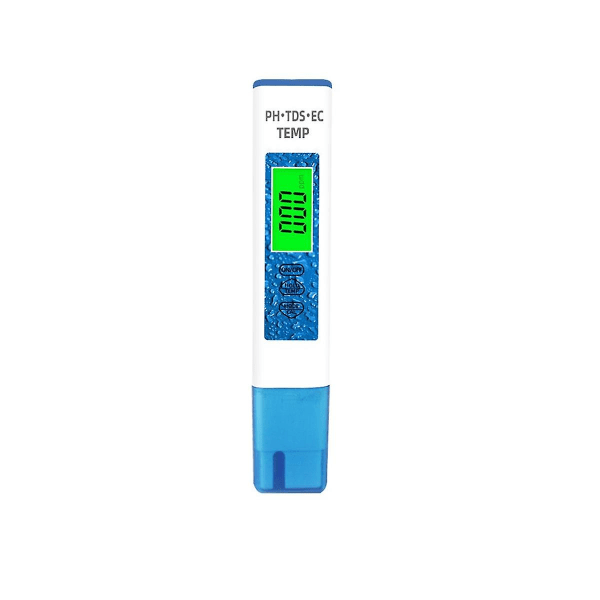 Ph Test Pen 4 In 1 High-sensitivity Probe Tds/temp Pen Household Ec One-point Calibration Water Qua  (FMY)