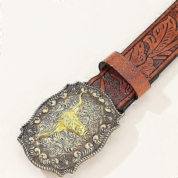 Western Cowboy Bältesspänne Herrbälte (FMY) 110cm