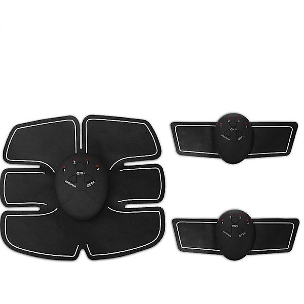EMS Muskelstimulator, EMS Träningsenhet, EMS Magtränare, USB Laddningsbar Bärbar Muskelstimulator, Magtränare Elektrisk (FMY)