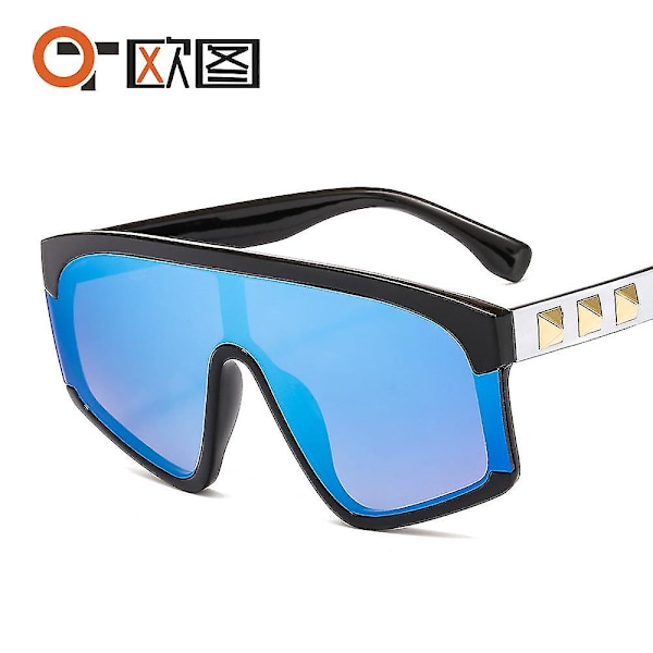 Solglasögon - styck Solglasögon Trendiga Fyrkantiga Solglasögon Metallram (FMY) C3 black frame