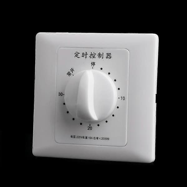 Tidsbryter Lysbryter Stikkontakter Nedtellingstimer 220V Bryter Digital Timer (FMY) 60 minutes