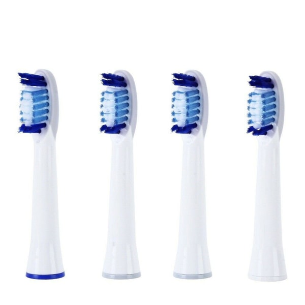 Förpackning med 16 tandborsteborsthuvuden lämpliga för S15 S26 S32-4 Pulse Sonic Replacement Slim tandborstar Rengör tandborstefäste (FMY)