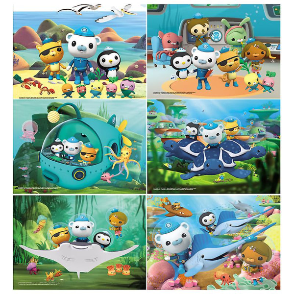 Pussel Octonauts, Vegimals, 48/100 bitar/batch, för barn (FMY) A